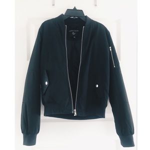 Black Bomber w/ Silver Details